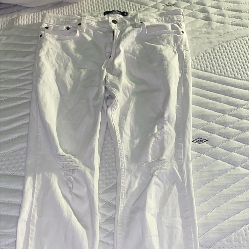 White Ripped Jeans - Picture 4 of 7